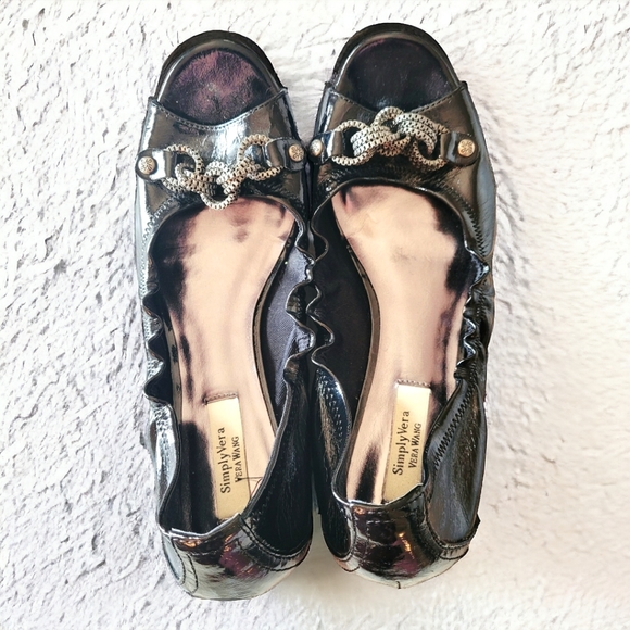 Vera wang ballet flats size 7 - Picture 9 of 11
